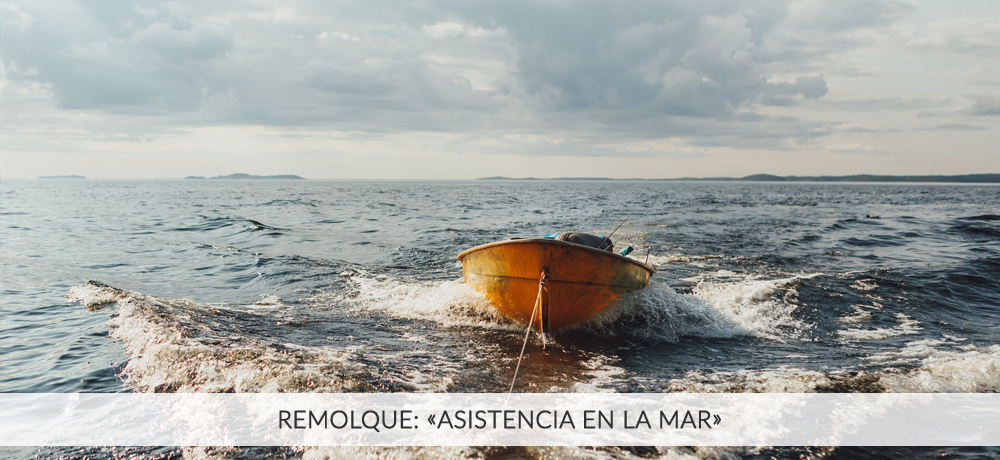 remolque o asistencia en la mar